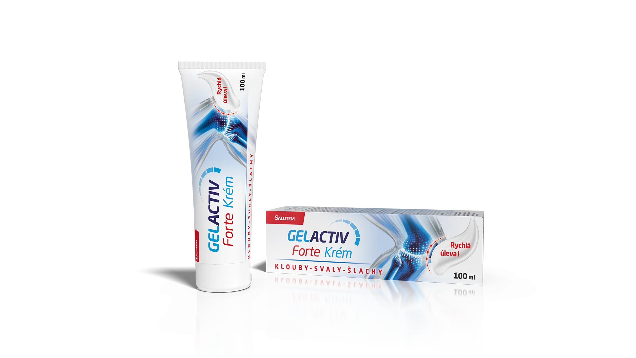 vizu box a tuba GELACTIV FORTE Krem P1 CZE WEB70 V&yacute;hodn&eacute; d&aacute;rkov&eacute; balen&iacute; GelActiv 3-Collagen Forte 60+60 cps.+ GelActiv Forte Kr&eacute;m navic